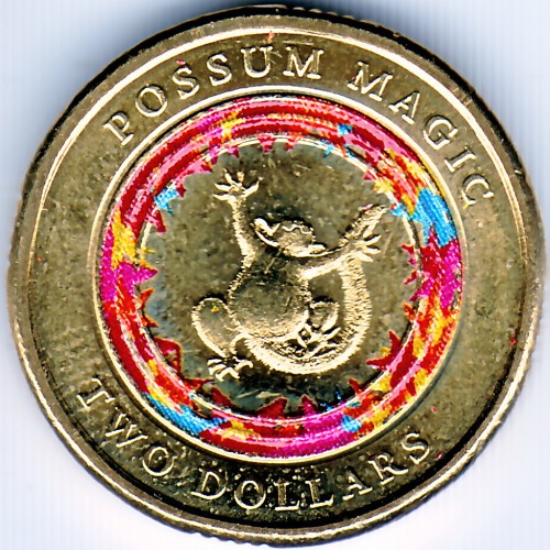 2017 2 Possum Magic Happy Hush Coin Uncirculated